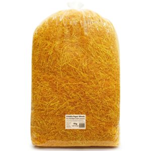Kırpık Z Zigzag Pelur Kırpıntı Kağıt 5000 Gr RenkTuruncu Süs Dolgu Malzemesi Cream Paper EA305446